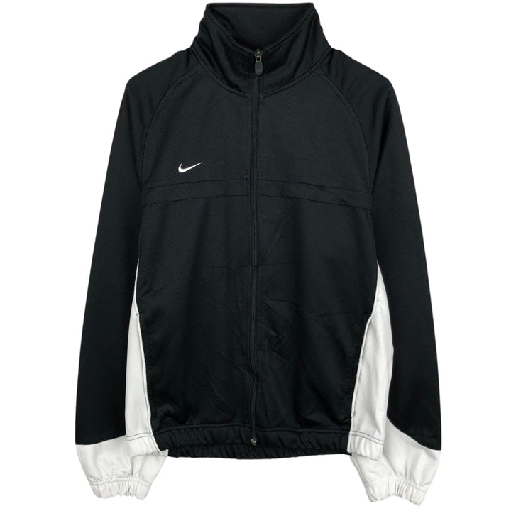 2000'S Nike Team Jersey Track Jacket, Men's Size Medium polyester black type Vintage Second Hand