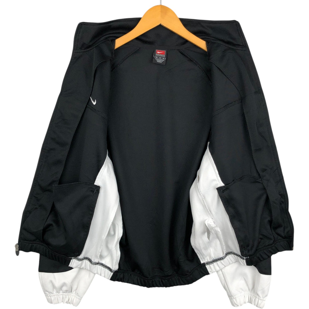 2000'S Nike Team Jersey Track Jacket, Men's Size Medium polyester black type Vintage Second Hand