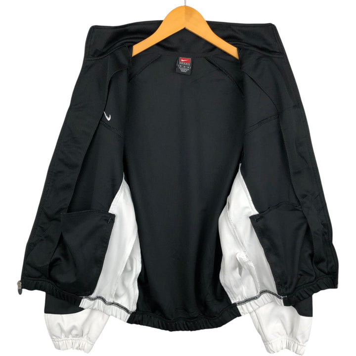 2000'S Nike Team Jersey Track Jacket, Men's Size Medium polyester black type Vintage Second Hand