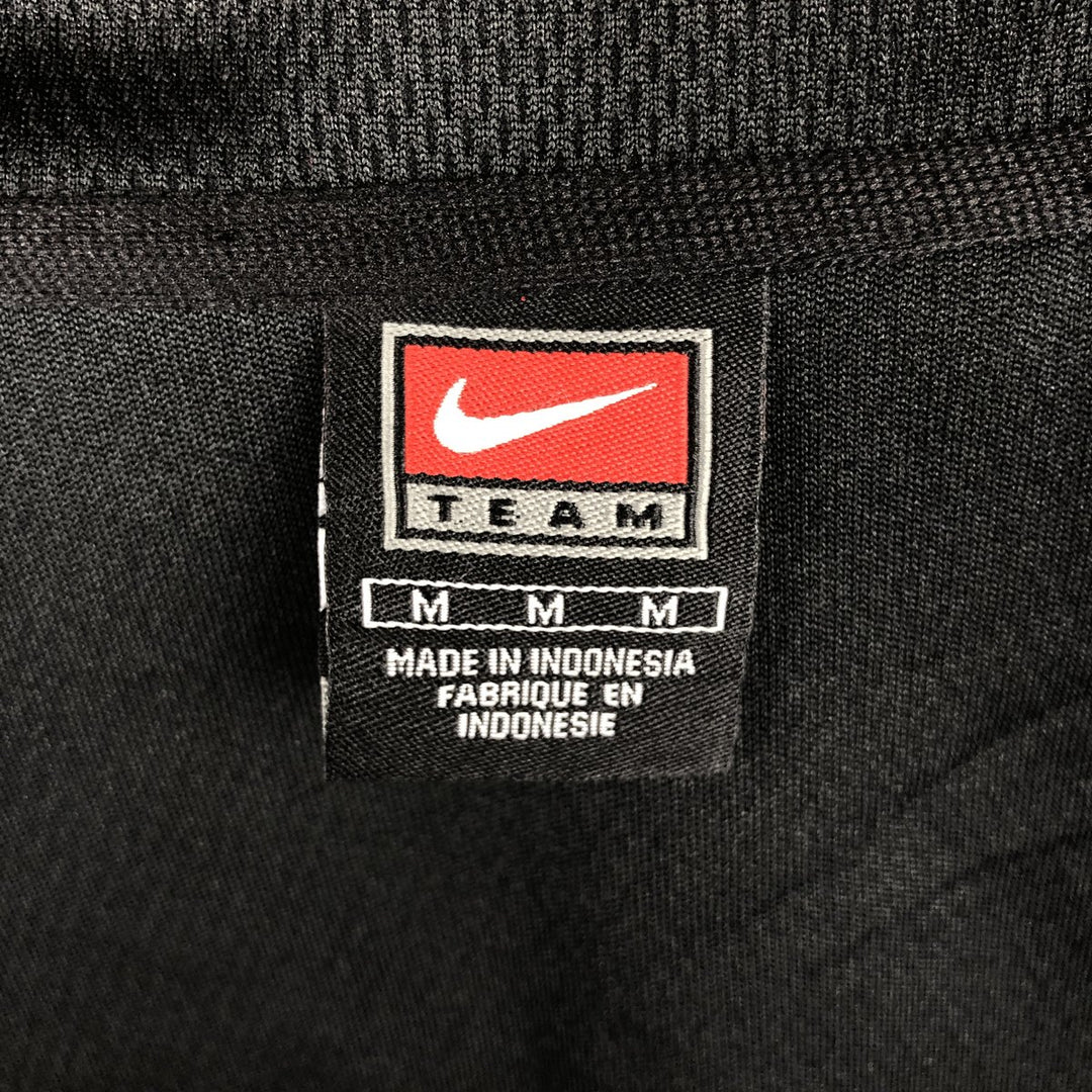2000'S Nike Team Jersey Track Jacket, Men's Size Medium polyester black type Vintage Second Hand