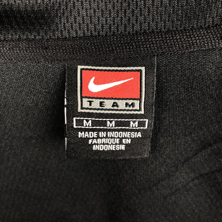 2000'S Nike Team Jersey Track Jacket, Men's Size Medium polyester black type Vintage Second Hand