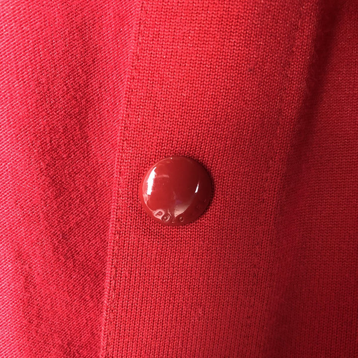 90'S Ralph Lauren POLO SPORT Polycotton Jersey Track Jacket, Men's Size XL cotton red type Vintage Second Hand