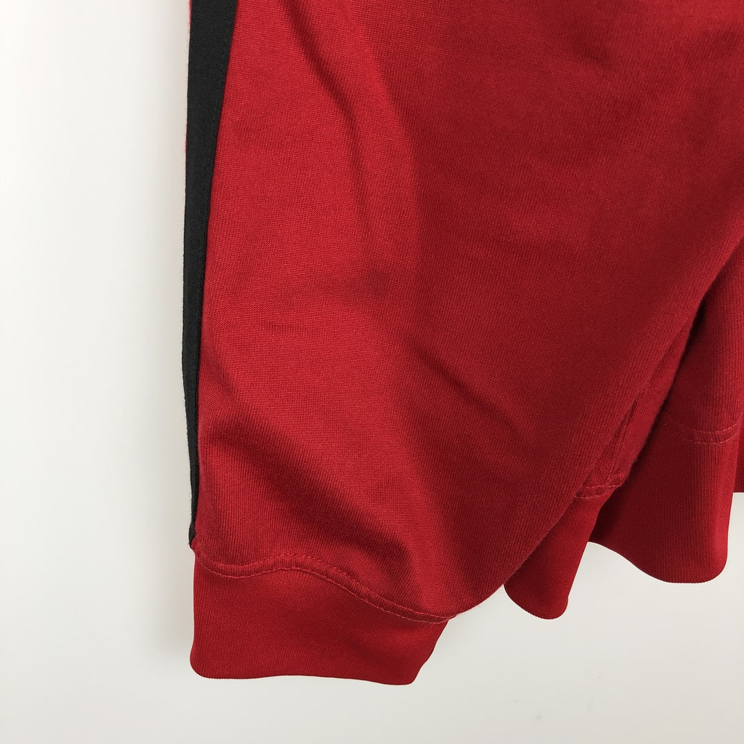 90'S Ralph Lauren POLO SPORT Polycotton Jersey Track Jacket, Men's Size XL cotton red type Vintage Second Hand