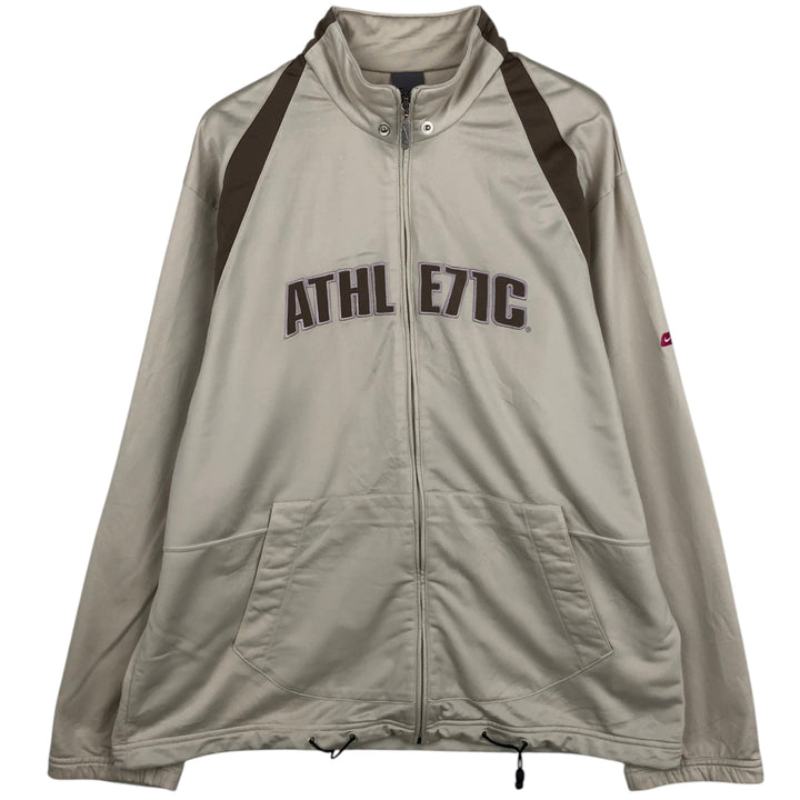 00'S Nike Jersey Track Jacket Men's XL polyester unbleached Vintage Second Hand