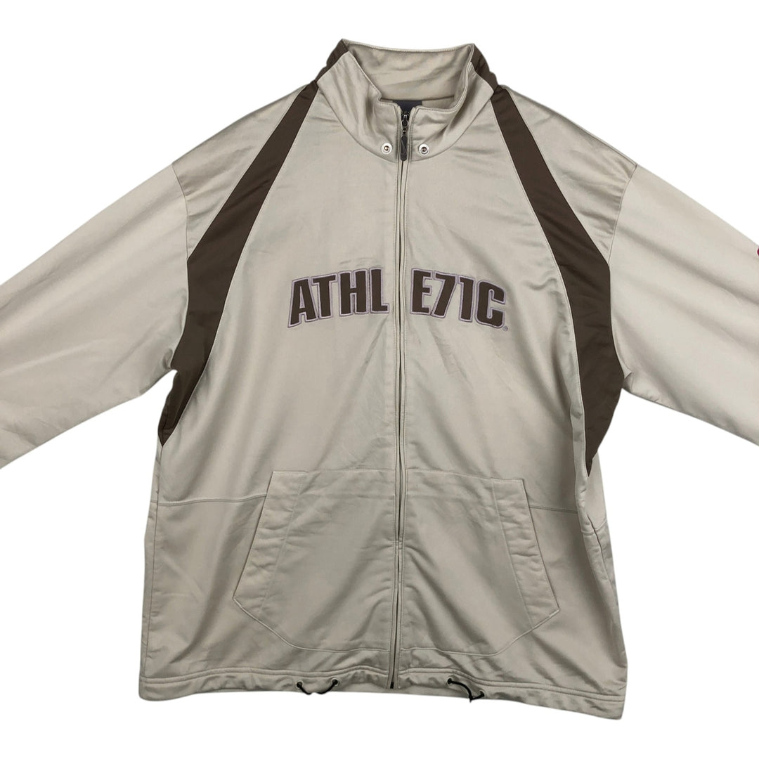 00'S Nike Jersey Track Jacket Men's XL polyester unbleached Vintage Second Hand