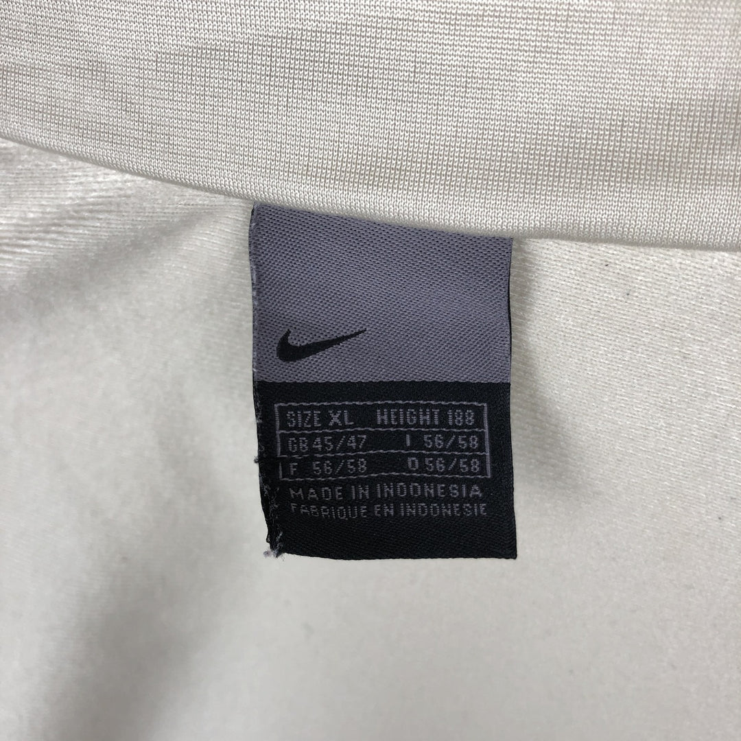 00'S Nike Jersey Track Jacket Men's XL polyester unbleached Vintage Second Hand