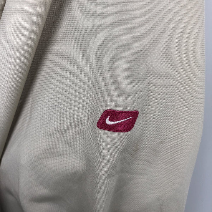 00'S Nike Jersey Track Jacket Men's XL polyester unbleached Vintage Second Hand