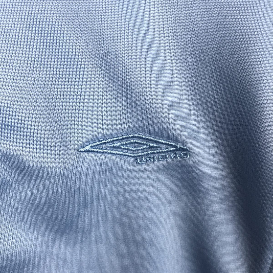 2000'S Umbro Jersey Track Jacket, Men's Size M polyester Blue type light blue Vintage Second Hand
