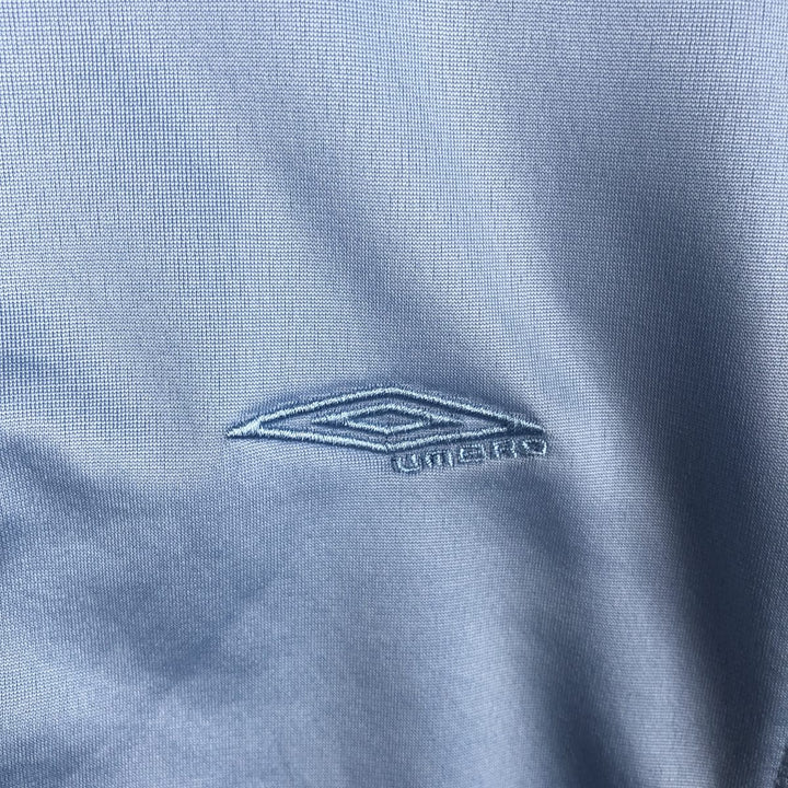 2000'S Umbro Jersey Track Jacket, Men's Size M polyester Blue type light blue Vintage Second Hand