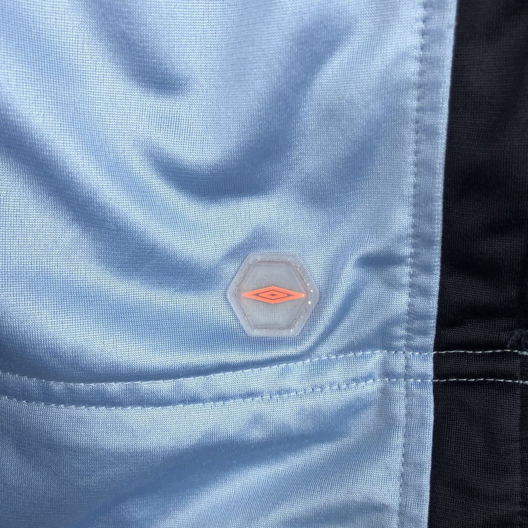 2000'S Umbro Jersey Track Jacket, Men's Size M polyester Blue type light blue Vintage Second Hand