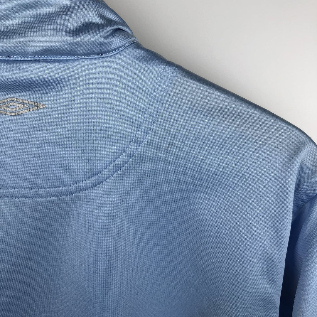 2000'S Umbro Jersey Track Jacket, Men's Size M polyester Blue type light blue Vintage Second Hand