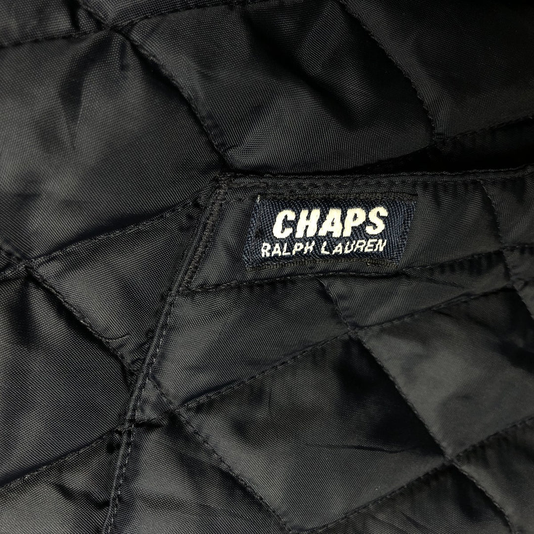 Ralph Lauren CHAPS reversible quilted cotton jacket, men's size L cotton Green type dark green Vintage Second Hand