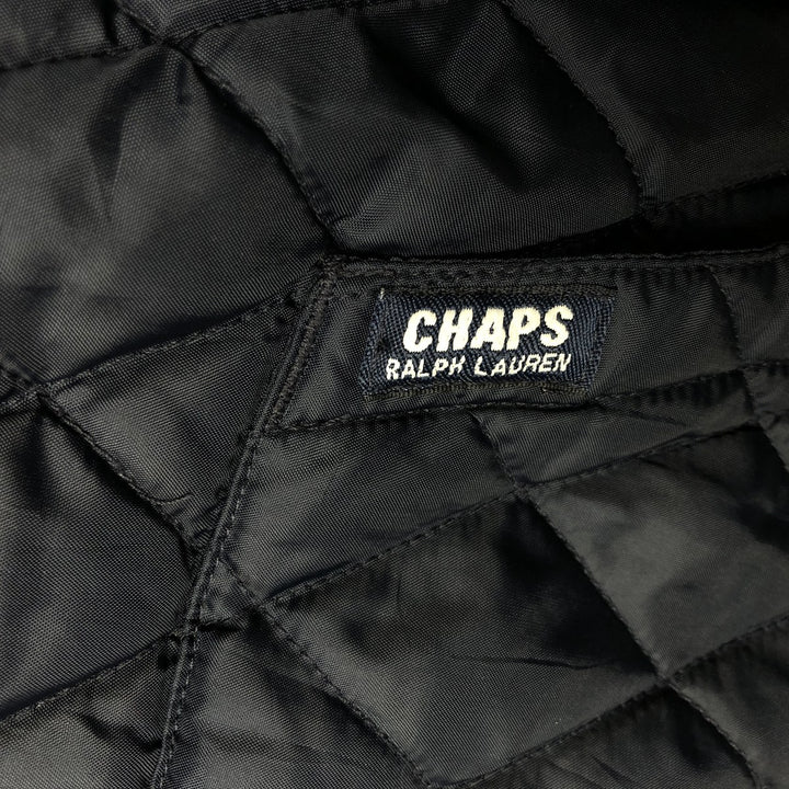 Ralph Lauren CHAPS reversible quilted cotton jacket, men's size L cotton Green type dark green Vintage Second Hand