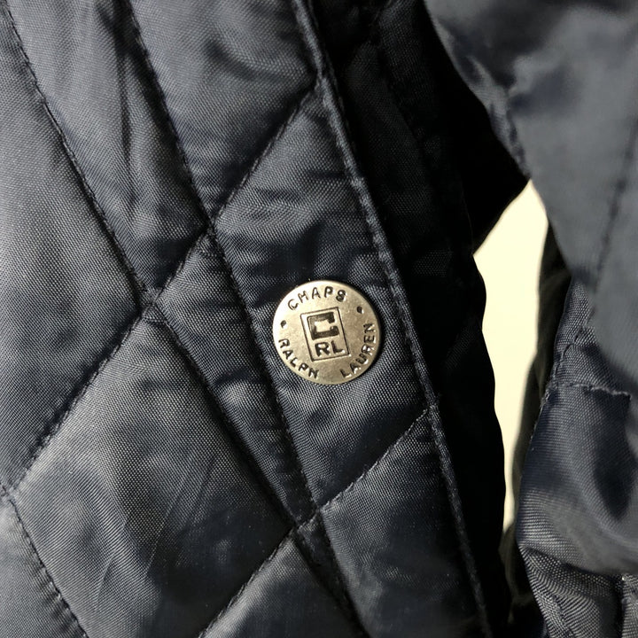 Ralph Lauren CHAPS reversible quilted cotton jacket, men's size L cotton Green type dark green Vintage Second Hand