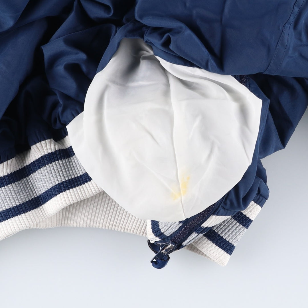 90'S Starter MLB New York Yankees Half-Snap Nylon Pullover, Men's Size L Nylon navy blue type Vintage Second Hand