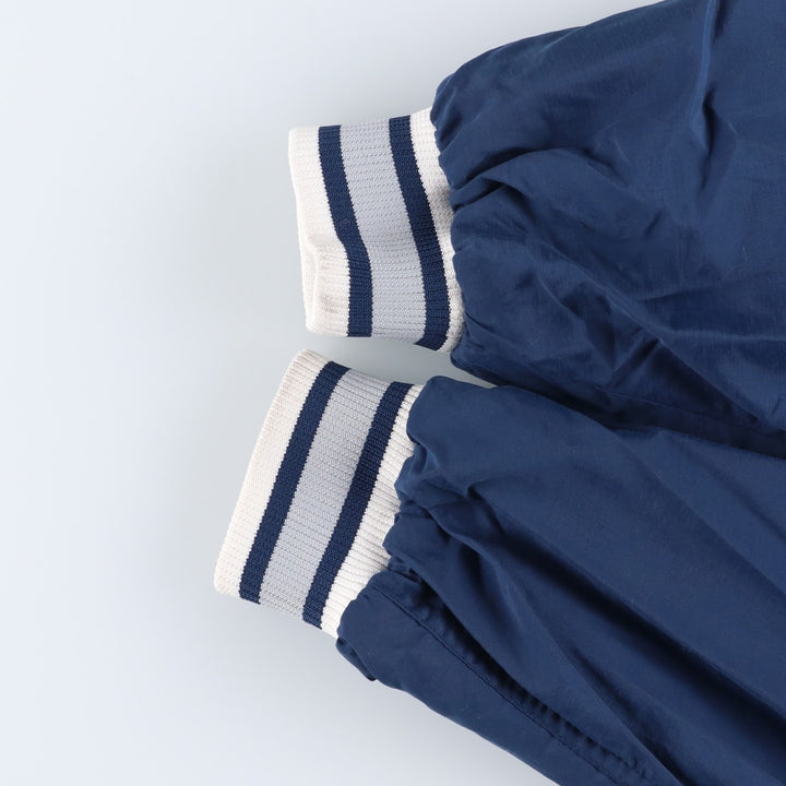 90'S Starter MLB New York Yankees Half-Snap Nylon Pullover, Men's Size L Nylon navy blue type Vintage Second Hand