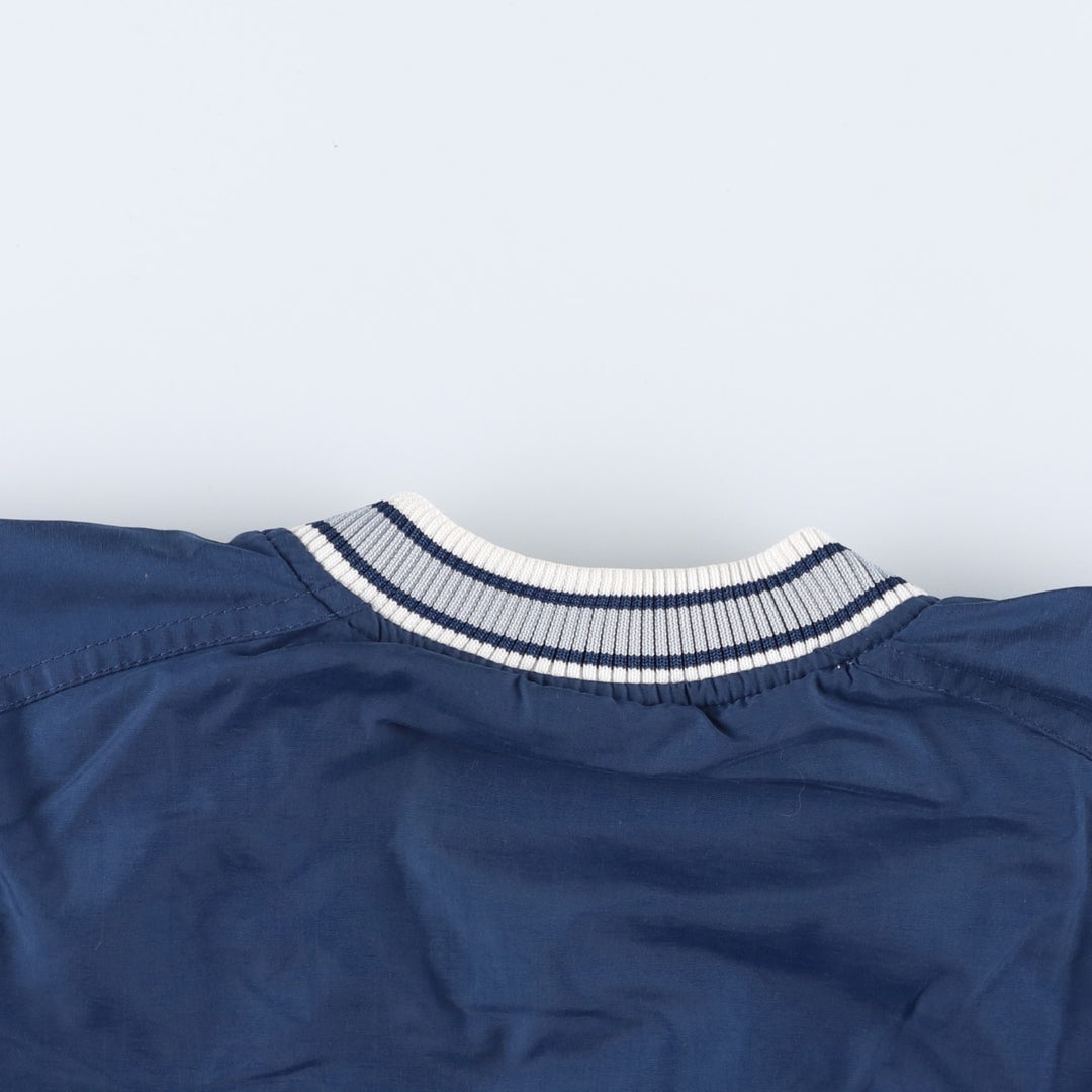 90'S Starter MLB New York Yankees Half-Snap Nylon Pullover, Men's Size L Nylon navy blue type Vintage Second Hand