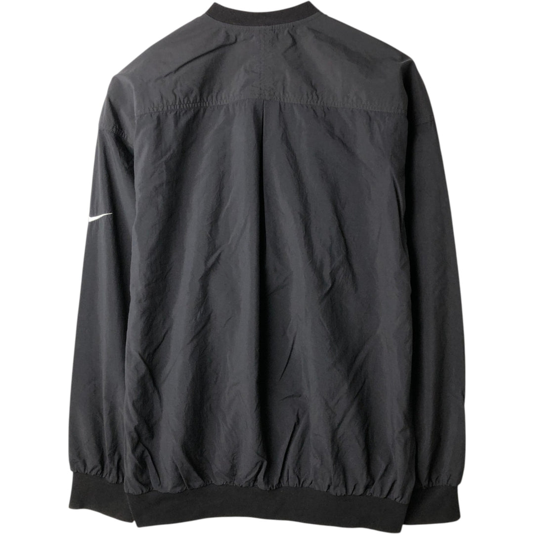 Nike Golf Half-Button Nylon Pullover, Men's Size XL Nylon black type Vintage Second Hand