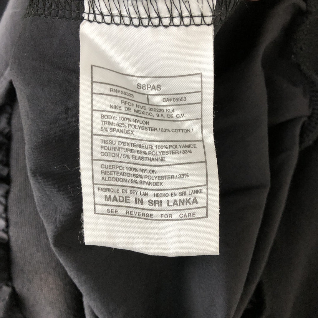 Nike Golf Half-Button Nylon Pullover, Men's Size XL Nylon black type Vintage Second Hand