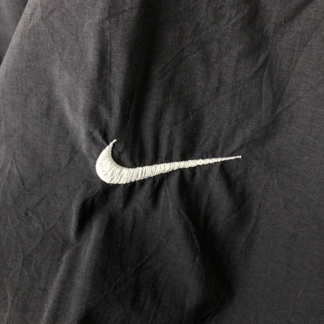 Nike Golf Half-Button Nylon Pullover, Men's Size XL Nylon black type Vintage Second Hand