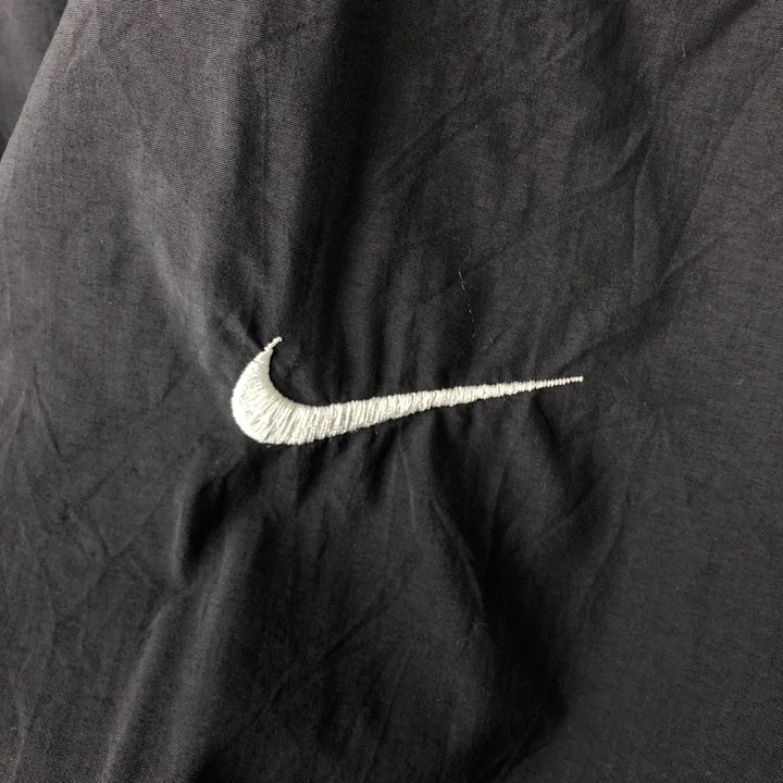 Nike Golf Half-Button Nylon Pullover, Men's Size XL Nylon black type Vintage Second Hand