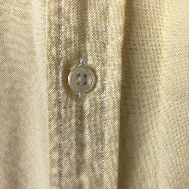 Ralph Lauren Classic Fit Long Sleeve Button-Down Shirt, Women's XXL cotton yellow type Vintage Second Hand