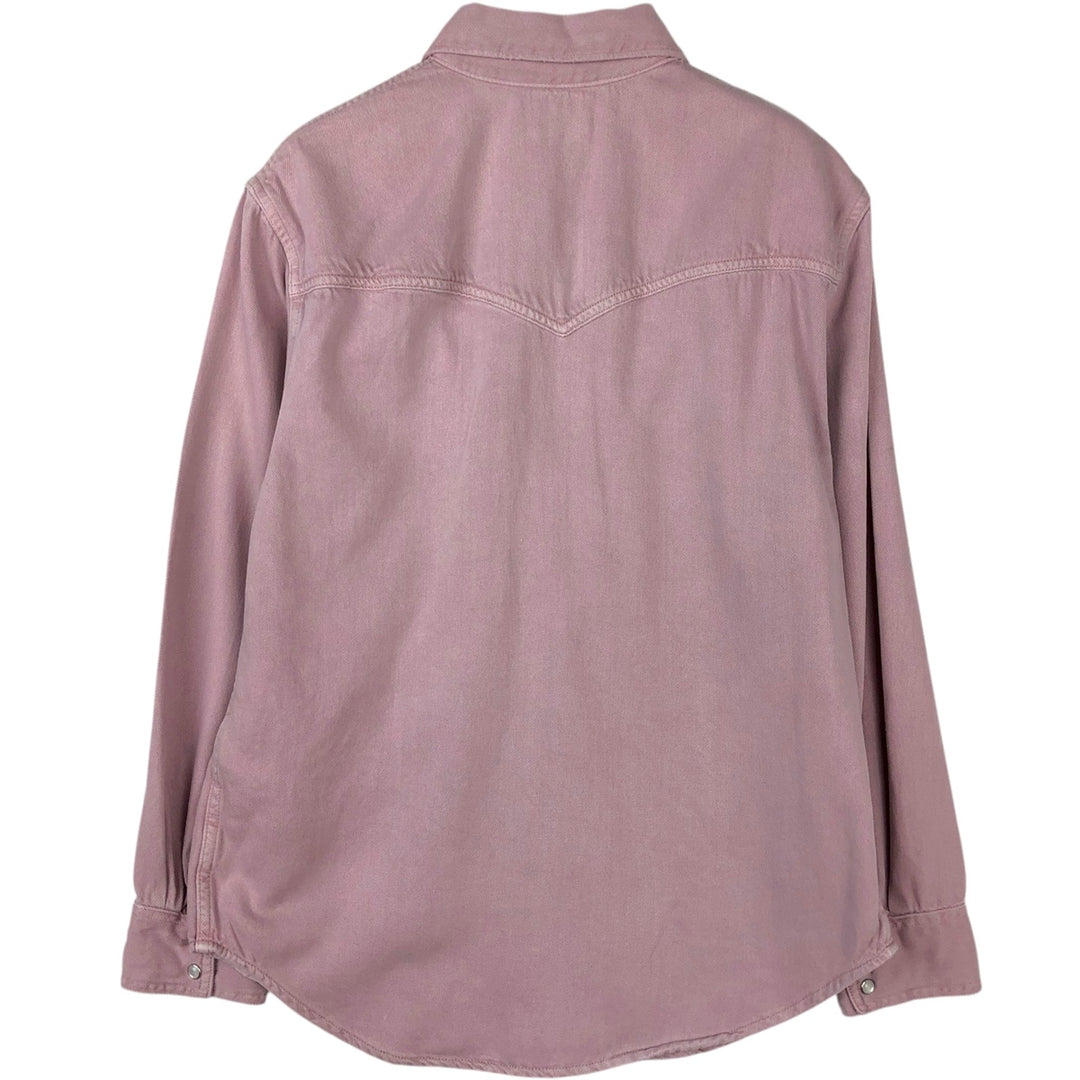 Levi's Long Sleeve Western Shirt, Women's Size XS others pink type Vintage Second Hand