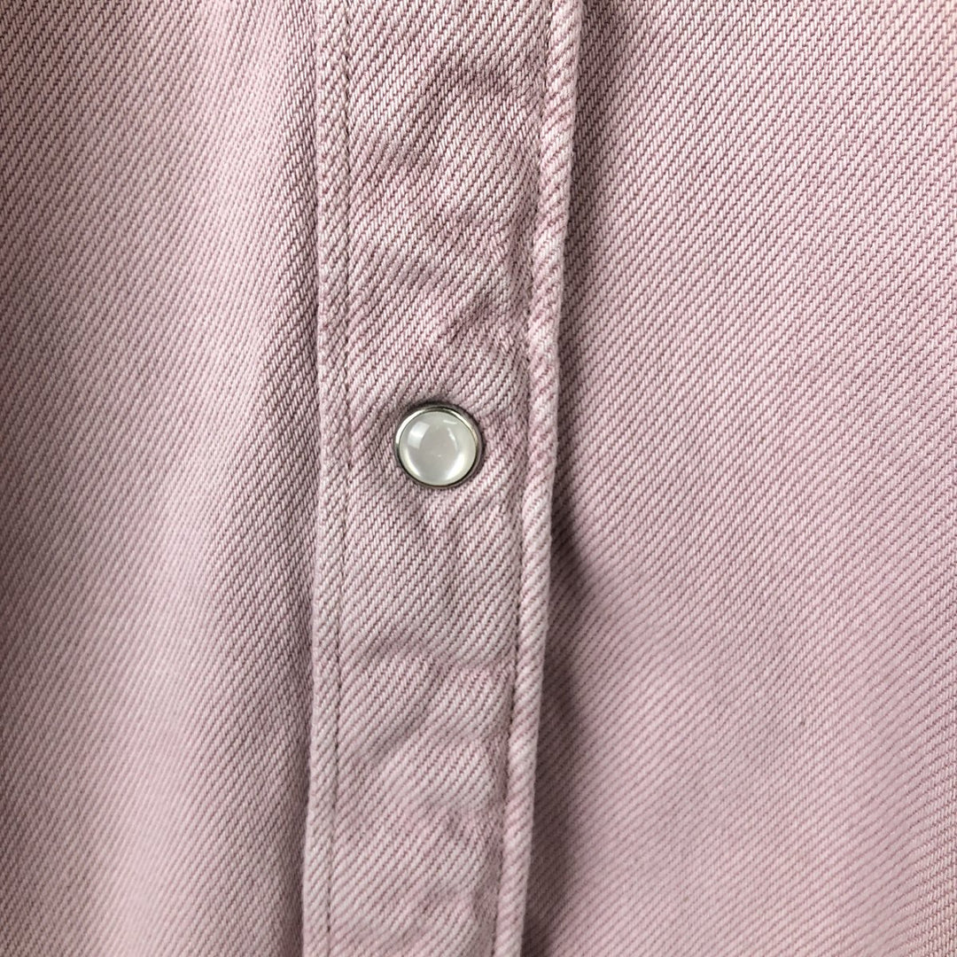 Levi's Long Sleeve Western Shirt, Women's Size XS others pink type Vintage Second Hand