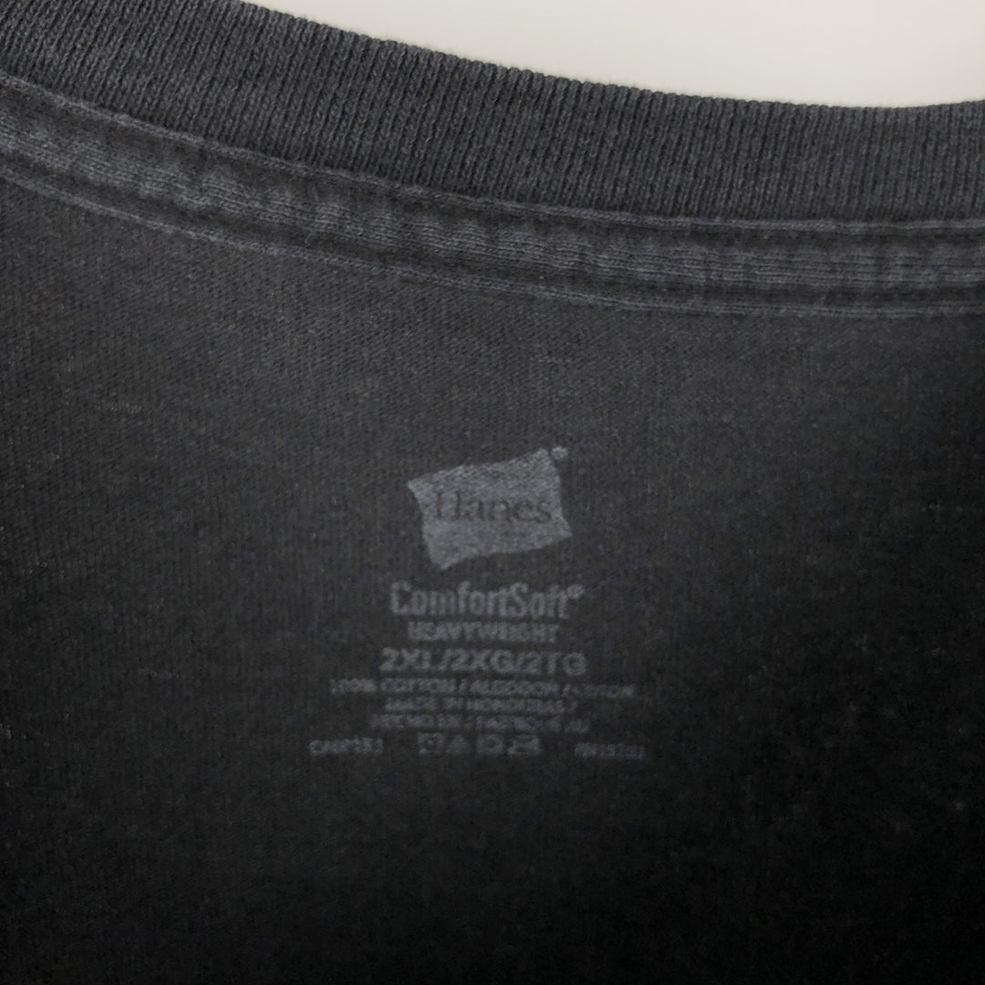 Hanes Slipknot Band T-Shirt (Men's XXL equivalent) cotton black type Vintage Second Hand