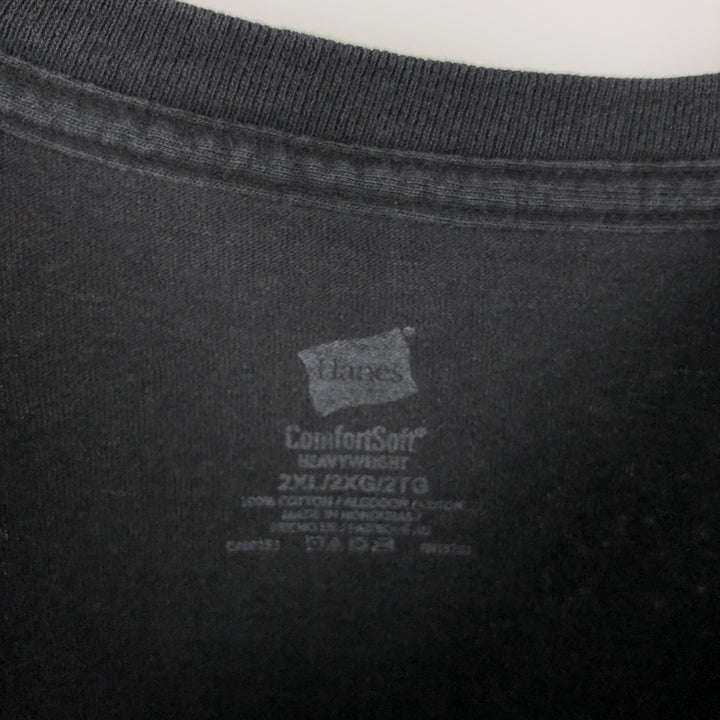 Hanes Slipknot Band T-Shirt (Men's XXL equivalent) cotton black type Vintage Second Hand