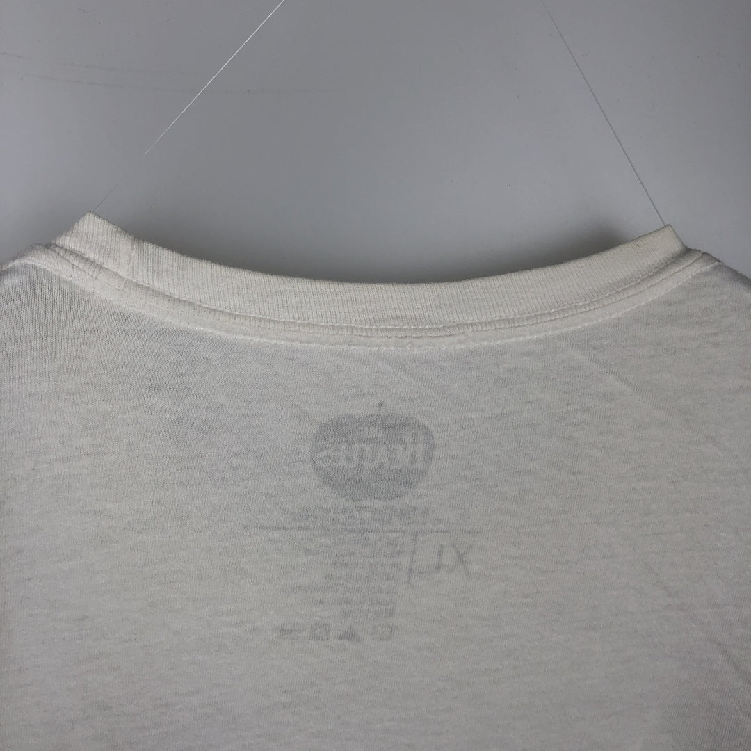 THE BEATLES Band T-shirt, Band T, Men's XL size cotton white type Vintage Second Hand