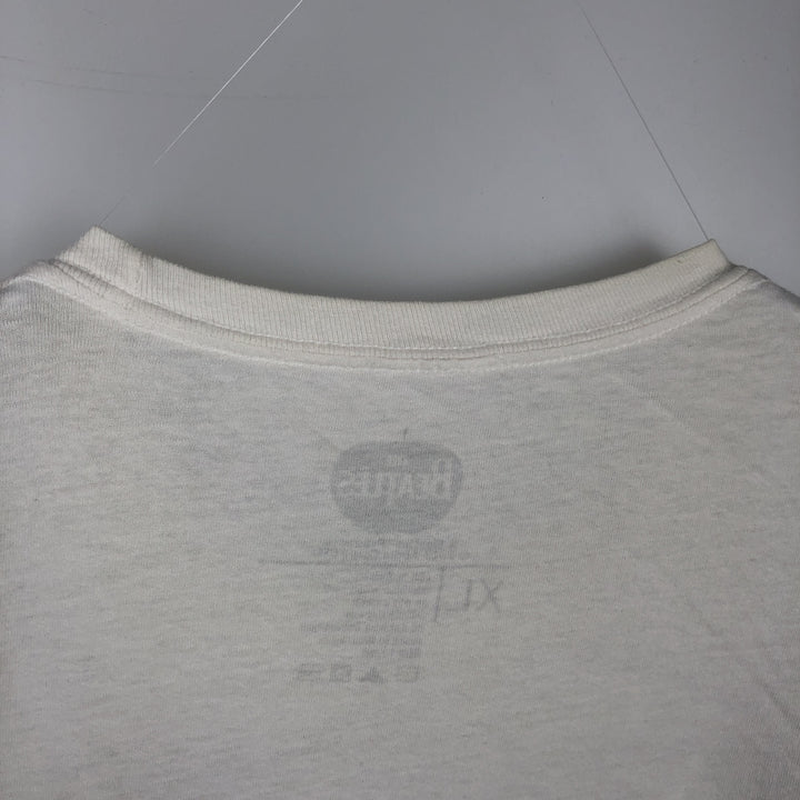 THE BEATLES Band T-shirt, Band T, Men's XL size cotton white type Vintage Second Hand