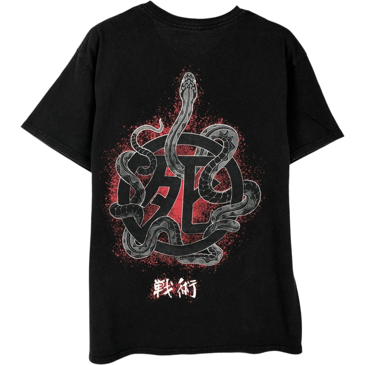 IRON MAIDEN Iron Maiden Band T-shirt Band T Men's M size cotton black type Vintage Second Hand