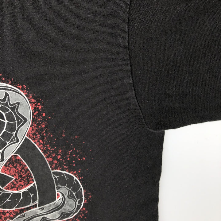 IRON MAIDEN Iron Maiden Band T-shirt Band T Men's M size cotton black type Vintage Second Hand