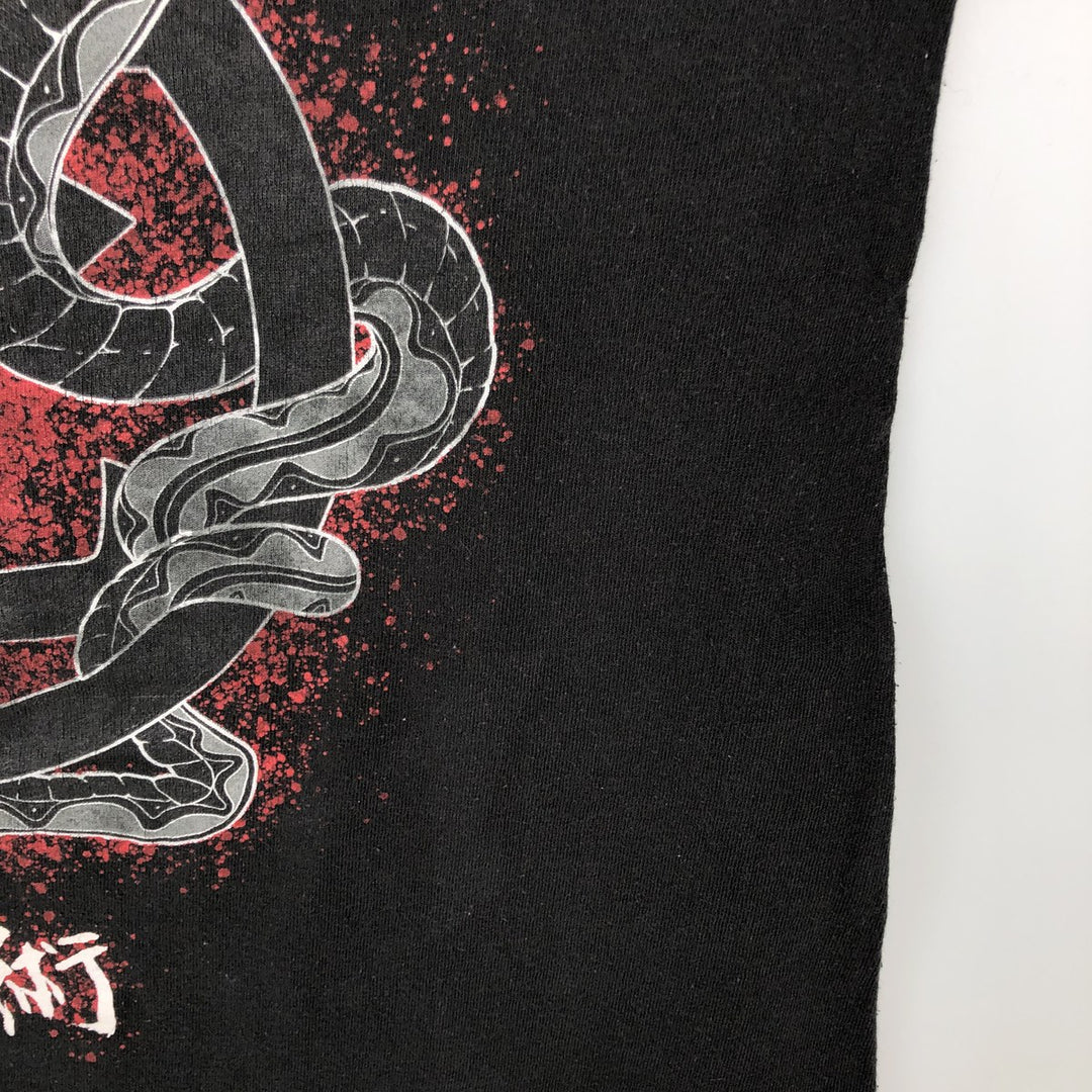 IRON MAIDEN Iron Maiden Band T-shirt Band T Men's M size cotton black type Vintage Second Hand
