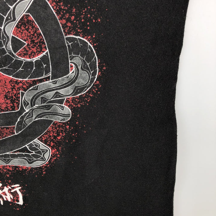 IRON MAIDEN Iron Maiden Band T-shirt Band T Men's M size cotton black type Vintage Second Hand