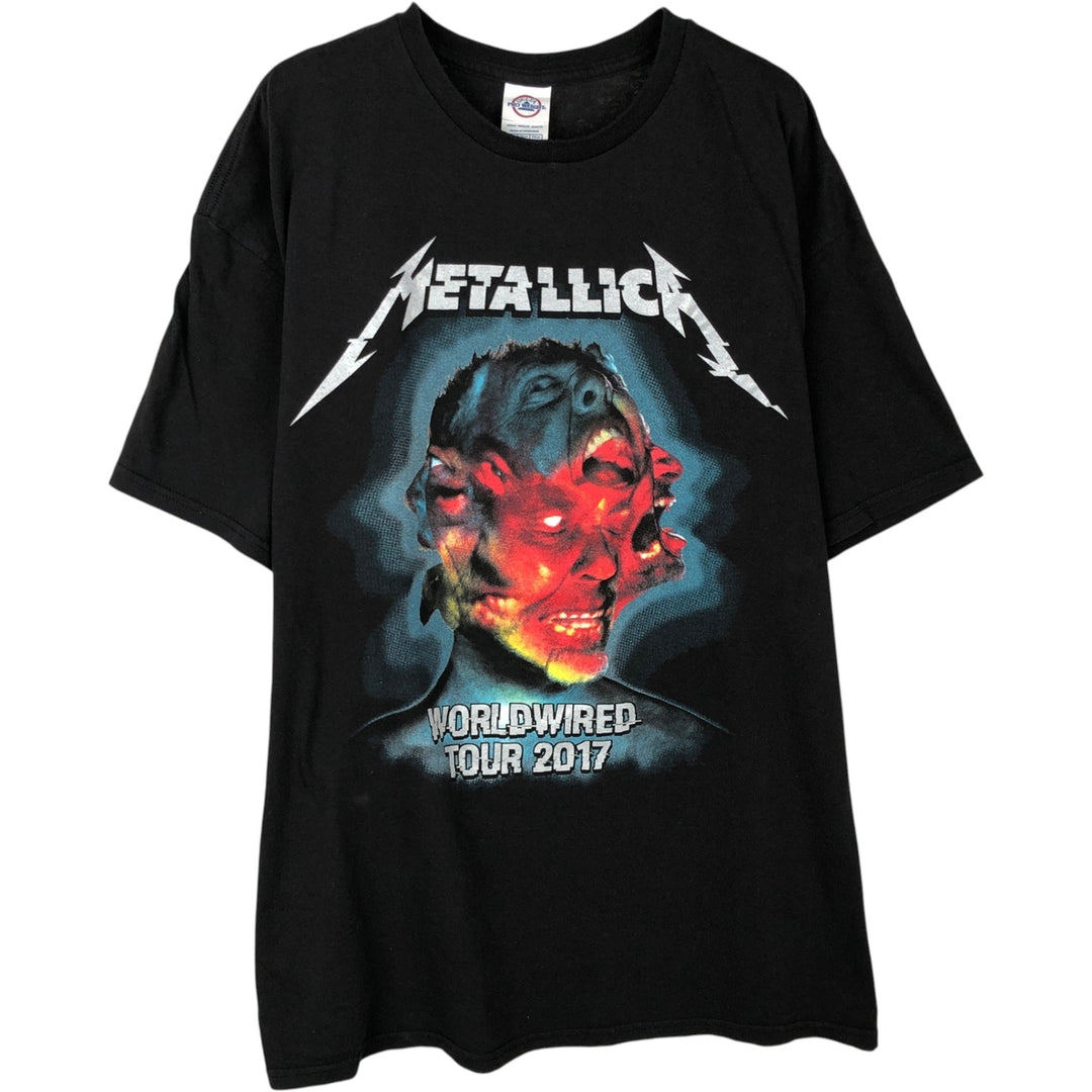 Metallica Band T-shirt, Band T, Men's XL size cotton black type Vintage Second Hand