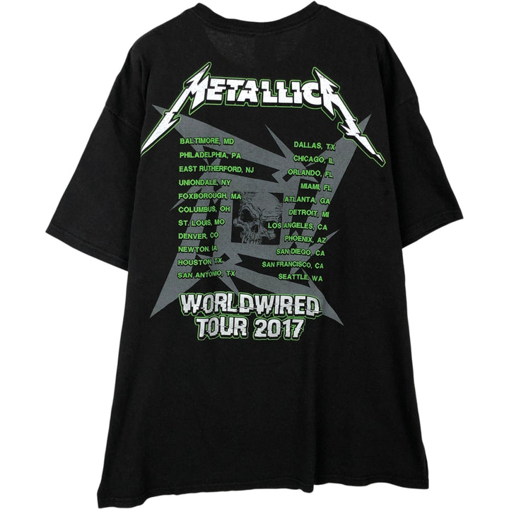 Metallica Band T-shirt, Band T, Men's XL size cotton black type Vintage Second Hand