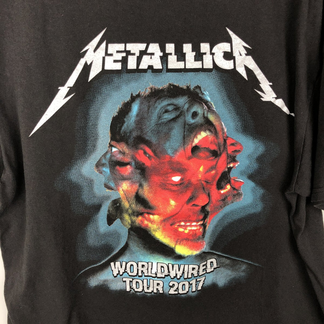 Metallica Band T-shirt, Band T, Men's XL size cotton black type Vintage Second Hand