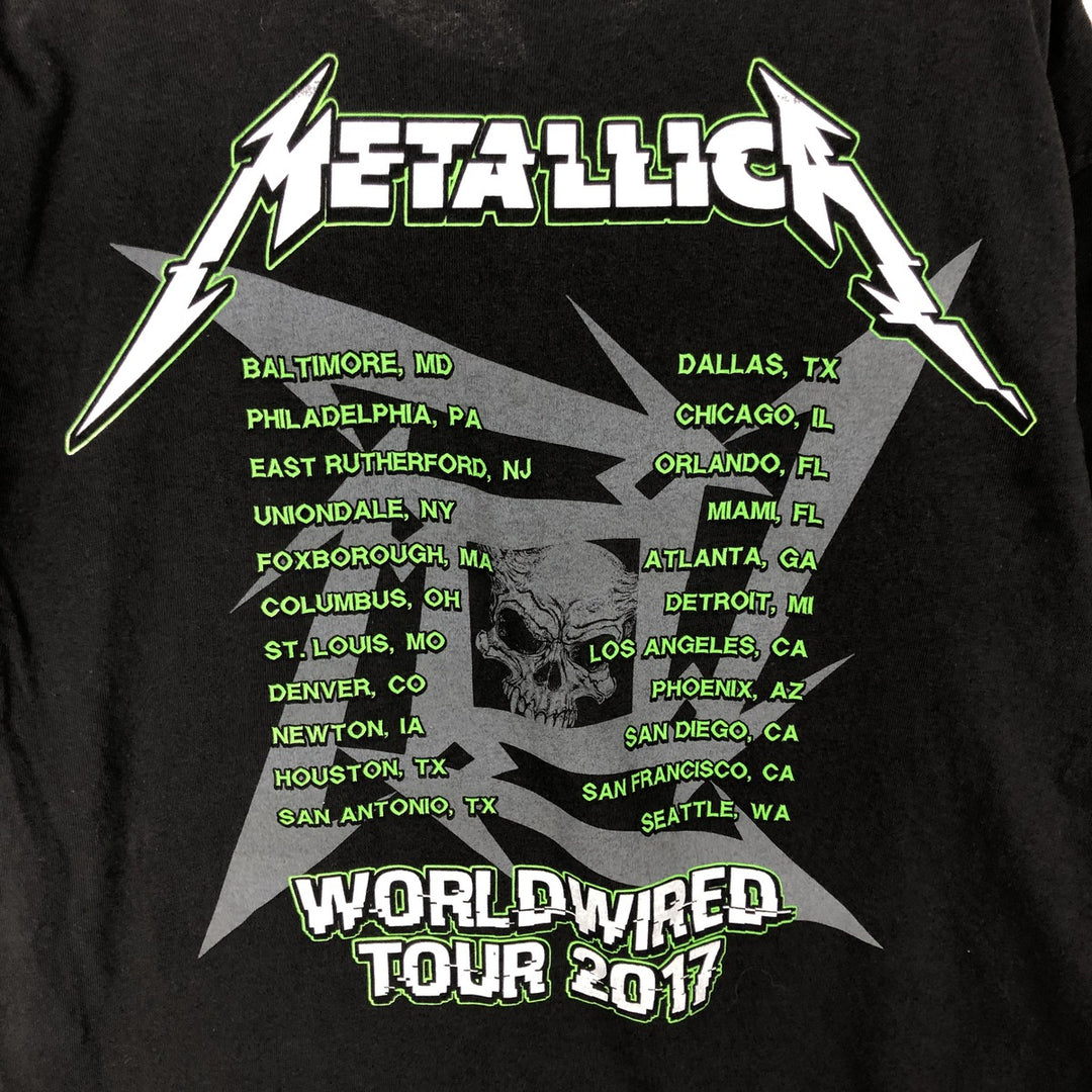 Metallica Band T-shirt, Band T, Men's XL size cotton black type Vintage Second Hand