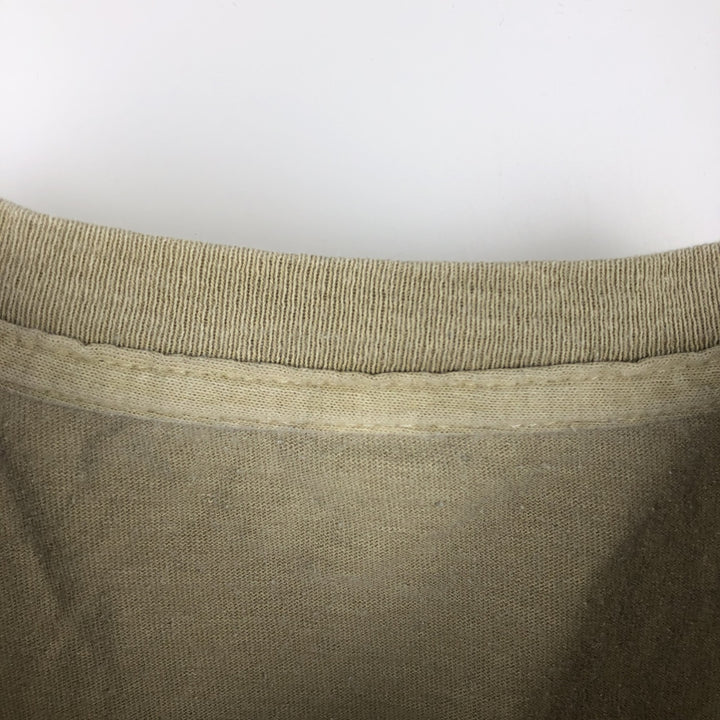 NIRVANA Nirvana Band T-shirt, Band T, Men's L size unclear Khaki type Vintage Second Hand