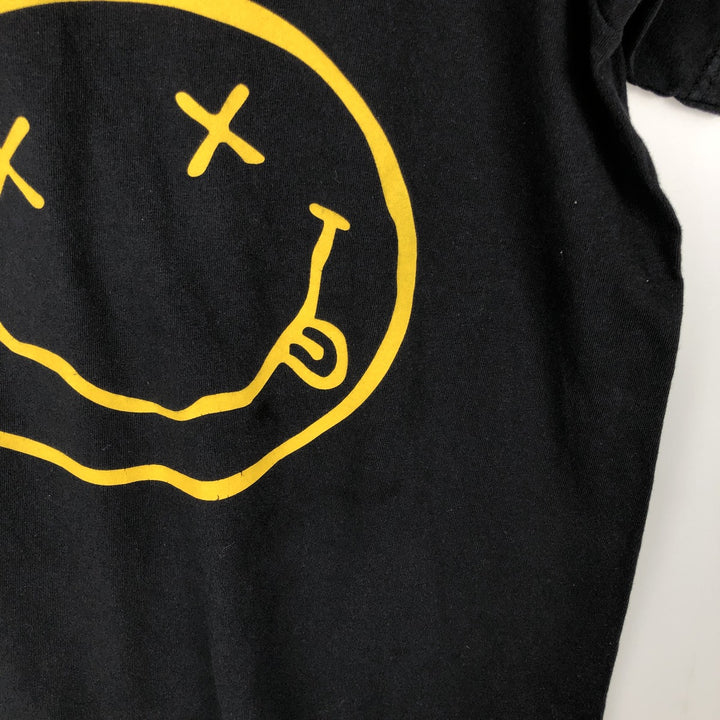 YAZBEK NIRVANA Band T-shirt (Men's size M equivalent) cotton black type Vintage Second Hand