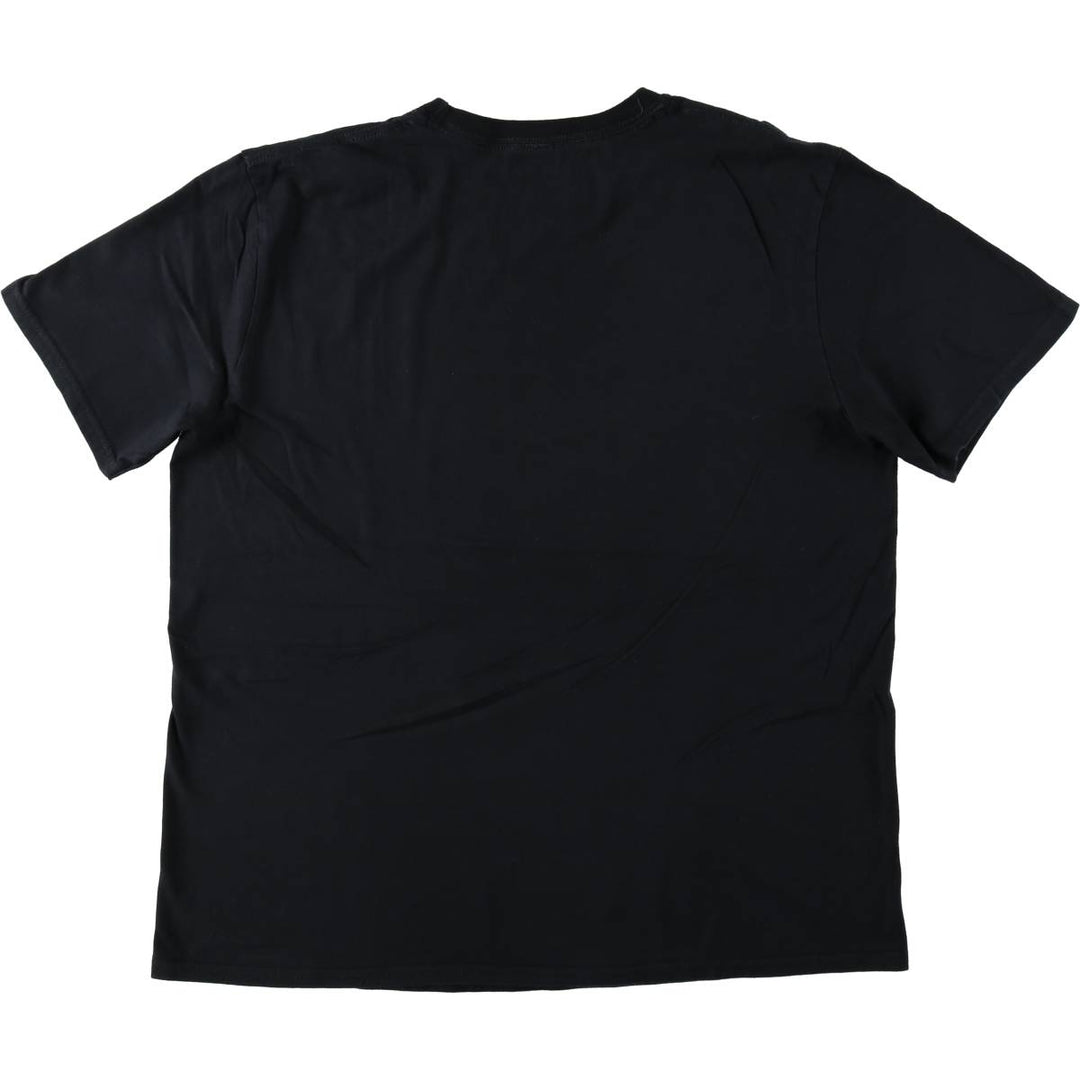THE BEATLES Band T-shirt, Men's L size cotton black type Vintage Second Hand