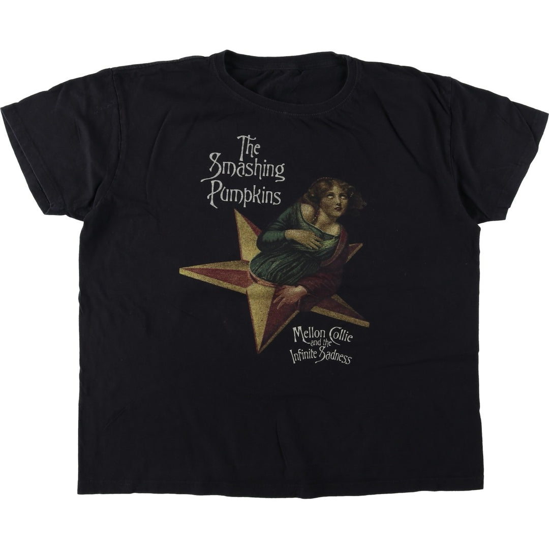 THE SMASHING PUMPKINS Smashing Pumpkins Band T-shirt Band T Men's L size cotton black type Vintage Second Hand