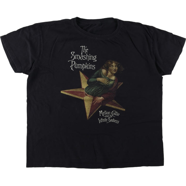 THE SMASHING PUMPKINS Smashing Pumpkins Band T-shirt Band T Men's L size cotton black type Vintage Second Hand