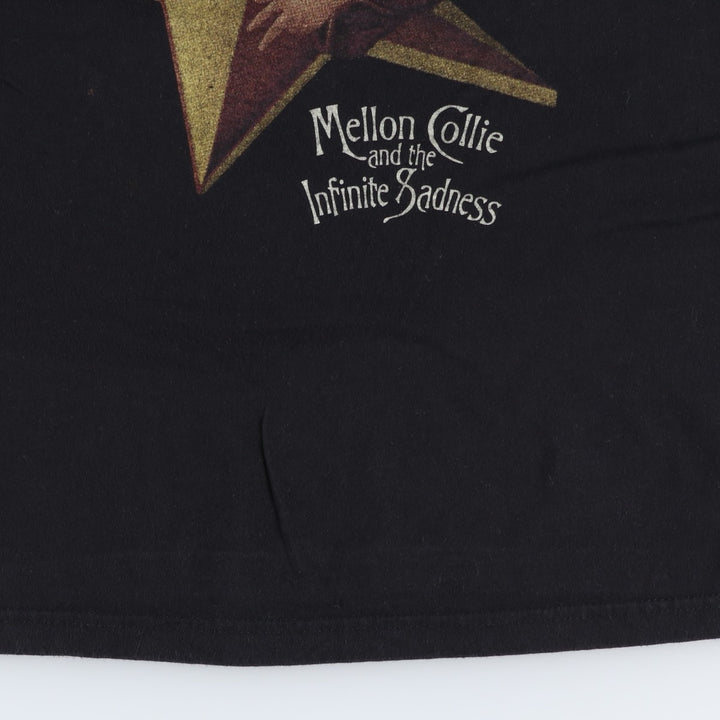 THE SMASHING PUMPKINS Smashing Pumpkins Band T-shirt Band T Men's L size cotton black type Vintage Second Hand