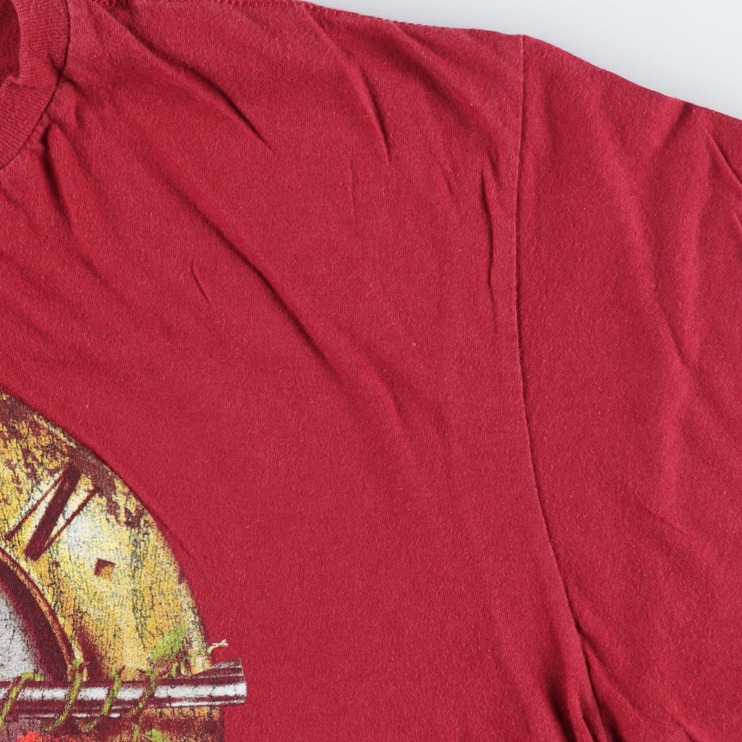 GUNS N' ROSES Guns N' Roses Band T-Shirt Band Tee Men's XL cotton red type Vintage Second Hand