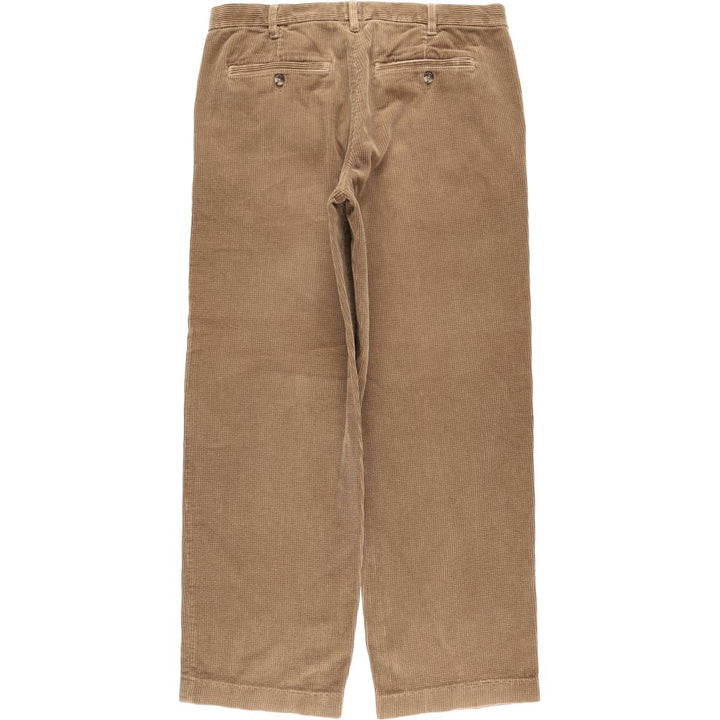 Eddie Bauer Corduroy Pants for Men, Size W37 cotton brown type Vintage Second Hand