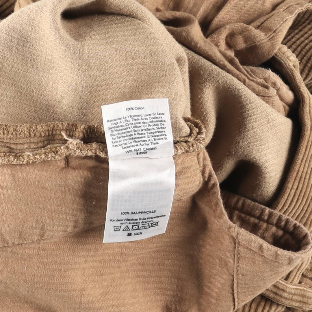 Eddie Bauer Corduroy Pants for Men, Size W37 cotton brown type Vintage Second Hand