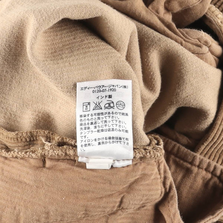 Eddie Bauer Corduroy Pants for Men, Size W37 cotton brown type Vintage Second Hand